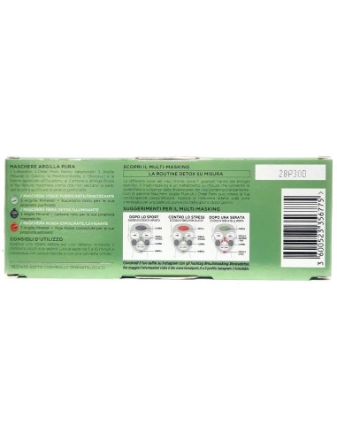 l'oreal skin expert multi-masking maschere viso argilla pura - mini set tris: tuttocasashop.it: igiene e cura della persona
