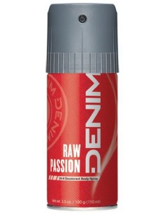 denim deodorante corpo - body spray 150ml - raw passion: tuttocasashop.it: igiene e cura della persona