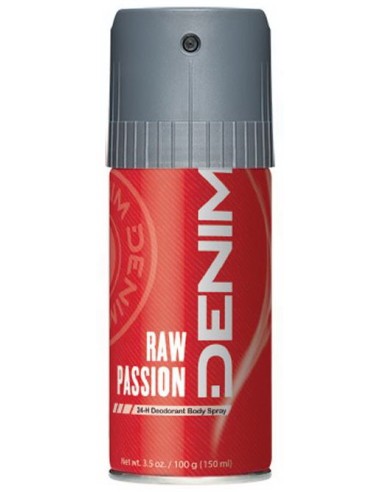 denim deodorante corpo - body spray 150ml - raw passion: tuttocasashop.it: igiene e cura della persona