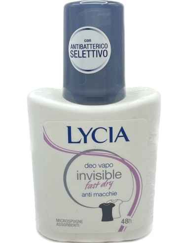 lycia deodorante vapo no-gas 75ml - invisible dry - non macchia: tuttocasashop.it: igiene e cura della persona