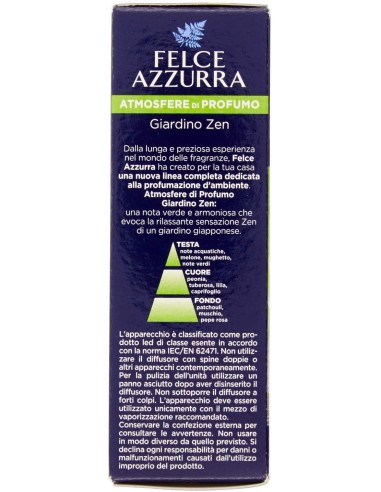 felce azzurra aria di casa ricarica per diffusore elettrico - giardino zen: tuttocasashop.it: pulizia e cura della casa