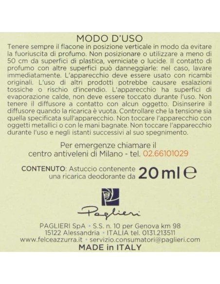 felce azzurra aria di casa ricarica per diffusore elettrico - giardino zen: tuttocasashop.it: pulizia e cura della casa