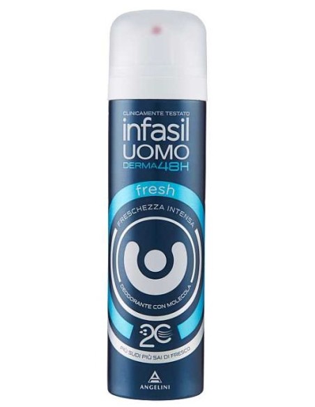 infasil deodorante spray - 150ml - men fresh: tuttocasashop.it: igiene e cura della persona