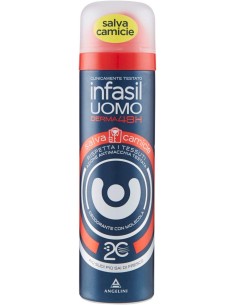 infasil deodorante spray - 150ml - men salvamacchie: tuttocasashop.it: igiene e cura della persona