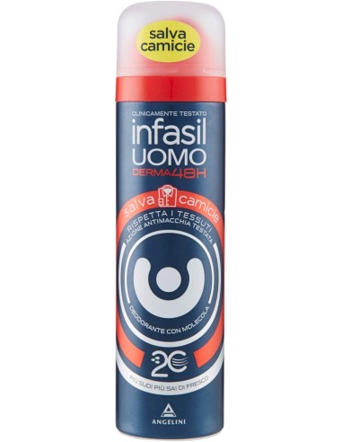 infasil deodorante spray - 150ml - men salvamacchie: tuttocasashop.it: igiene e cura della persona