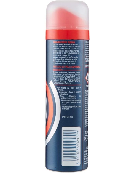 infasil deodorante spray - 150ml - men salvamacchie: tuttocasashop.it: igiene e cura della persona