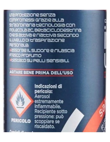 infasil deodorante spray - 150ml - men salvamacchie: tuttocasashop.it: igiene e cura della persona