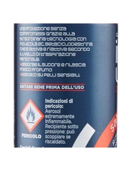 infasil deodorante spray - 150ml - men salvamacchie: tuttocasashop.it: igiene e cura della persona