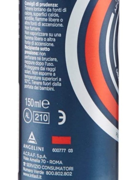 infasil deodorante spray - 150ml - men salvamacchie: tuttocasashop.it: igiene e cura della persona