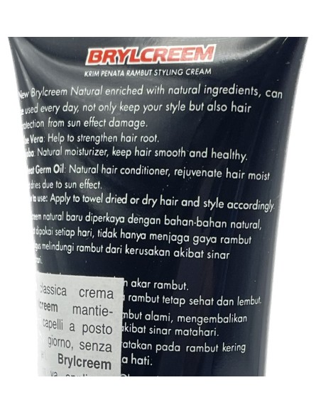 brylcreem crema natural fissante - tubo da 90ml: tuttocasashop.it: igiene e cura della persona