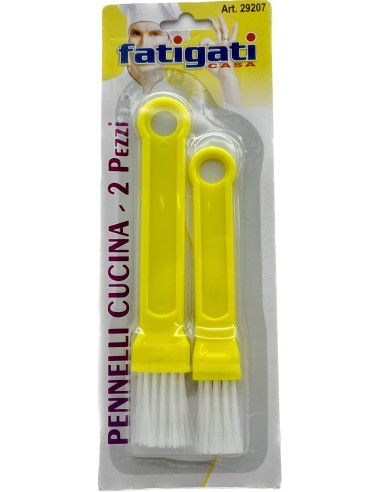 fatigati pennelli da cucina - set 2 pezzi - 2 misure: tuttocasashop.it: altro - bazar