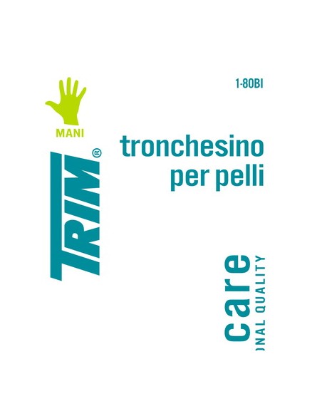 trim tronchesino inox per pelli - modello 1-80bi: tuttocasashop.it: igiene e cura della persona