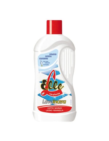 elle cera facile lavaincera pavimenti - 900ml - cotto marmo legno graniglia: tuttocasashop.it: pulizia e cura della casa