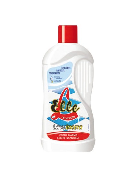 elle cera facile lavaincera pavimenti - 900ml - cotto marmo legno graniglia: tuttocasashop.it: pulizia e cura della casa