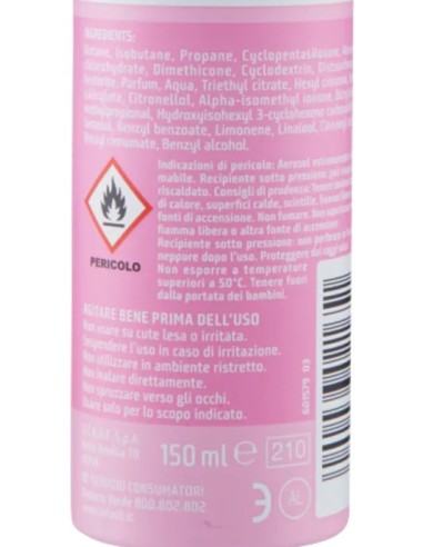 infasil deodorante spray - 150ml - freschezza bouquet: tuttocasashop.it: igiene e cura della persona
