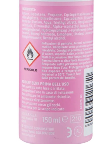 infasil deodorante spray - 150ml - freschezza bouquet: tuttocasashop.it: igiene e cura della persona