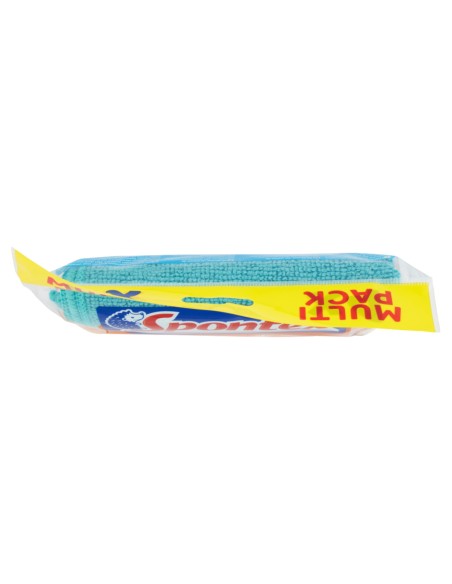 spontex microfibre collection - 4 panni 30x30cm - multi pack: tuttocasashop.it: pulizia e cura della casa