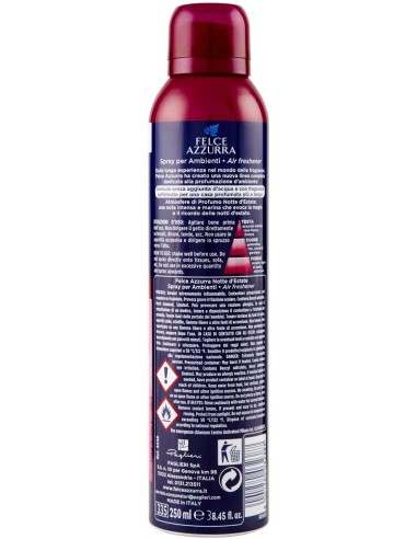 felce azzurra aria di casa deodorante - spray 250ml - notte d'estate: tuttocasashop.it: pulizia e cura della casa