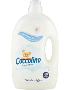 coccolino ammorbidente - 3 litri - 40 lavaggi - delicato e soffice: tuttocasashop.it: prodotti per bucato e tessuti