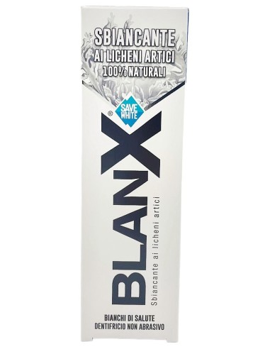 blanx dentifricio - 75ml - licheni artici 100% naturali - sbiancante: tuttocasashop.it: igiene e cura della persona