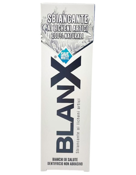 blanx dentifricio - 75ml - licheni artici 100% naturali - sbiancante: tuttocasashop.it: igiene e cura della persona