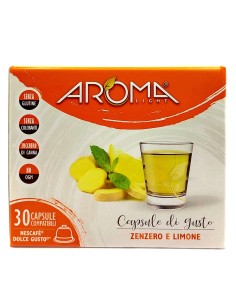 aroma light 30 capsule di gusto - zenzero e limone - nescafe' dolce gusto: tuttocasashop.it: altro - bazar