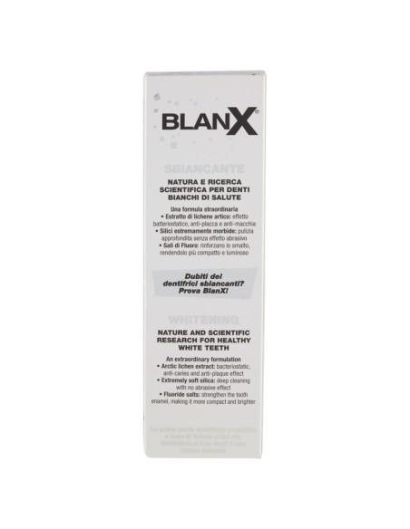 blanx dentifricio - 75ml - licheni artici 100% naturali - sbiancante: tuttocasashop.it: igiene e cura della persona