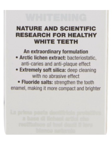 blanx dentifricio - 75ml - licheni artici 100% naturali - sbiancante: tuttocasashop.it: igiene e cura della persona