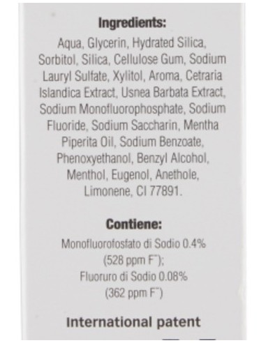 blanx dentifricio - 75ml - licheni artici 100% naturali - sbiancante: tuttocasashop.it: igiene e cura della persona