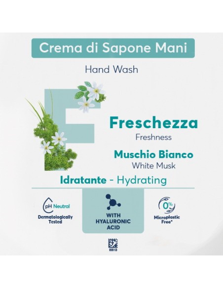 dermomed sapone liquido 1 litro - con erogatore - muschio bianco: tuttocasashop.it: igiene e cura della persona