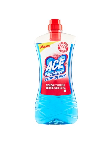 ace pavimenti igienizzante - 1 litro - stop germs - senza candeggina: tuttocasashop.it: pulizia e cura della casa