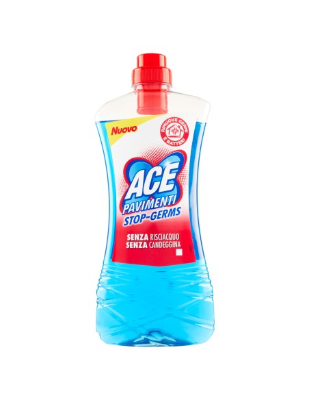 ace pavimenti igienizzante - 1 litro - stop germs - senza candeggina: tuttocasashop.it: pulizia e cura della casa