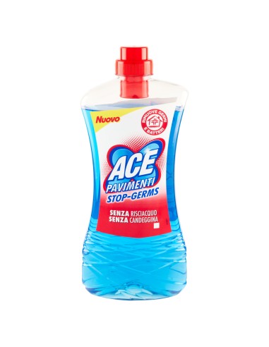 ace pavimenti igienizzante - 1 litro - stop germs - senza candeggina: tuttocasashop.it: pulizia e cura della casa