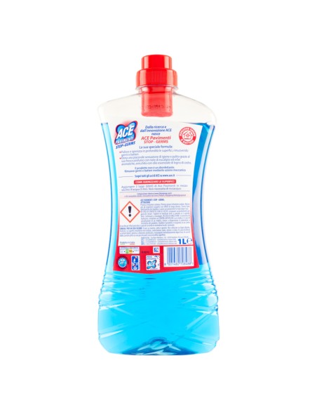ace pavimenti igienizzante - 1 litro - stop germs - senza candeggina: tuttocasashop.it: pulizia e cura della casa
