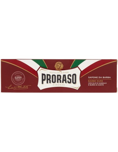 proraso sapone da barba tubo 150ml - barbe dure - olio di sandalo e karite: tuttocasashop.it: igiene e cura della persona