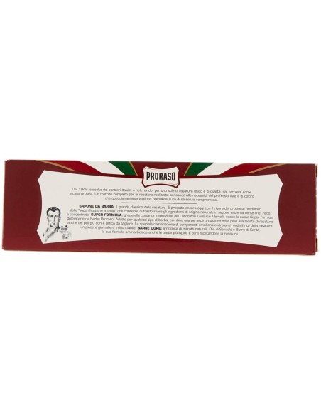 proraso sapone da barba tubo 150ml - barbe dure - olio di sandalo e karite: tuttocasashop.it: igiene e cura della persona