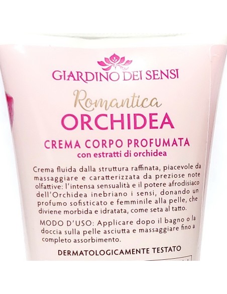 giardino dei sensi crema corpo profumata - 100ml - romantica - orchidea: tuttocasashop.it: igiene e cura della persona