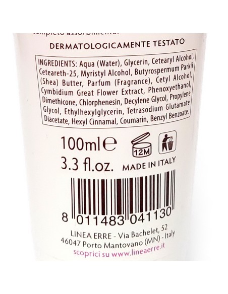 giardino dei sensi crema corpo profumata - 100ml - romantica - orchidea: tuttocasashop.it: igiene e cura della persona