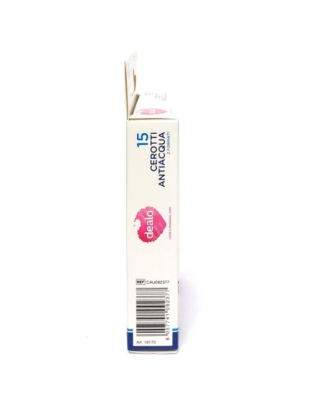 dealo 15 cerotti antiacqua - 10pz 7x2cm - 5pz 4x4cm - impermeabili sottili: tuttocasashop.it: igiene e cura della persona