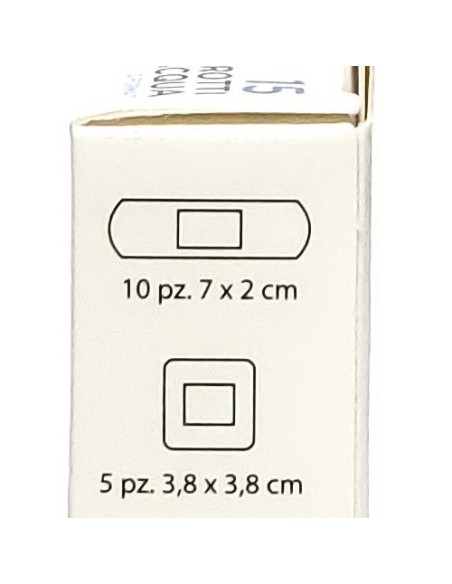 dealo 15 cerotti antiacqua - 10pz 7x2cm - 5pz 4x4cm - impermeabili sottili: tuttocasashop.it: igiene e cura della persona