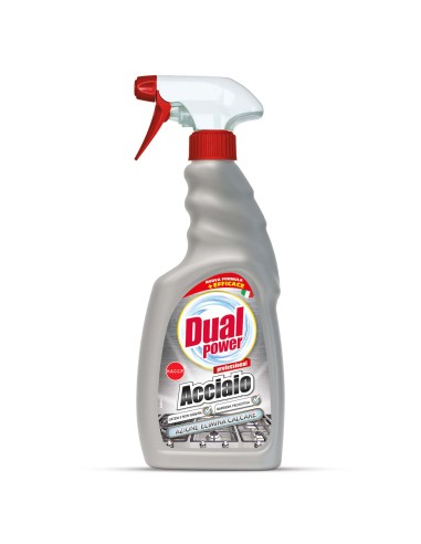 dual power acciaio spray - 500ml - detergente per superfici inox: tuttocasashop.it: pulizia e cura della casa