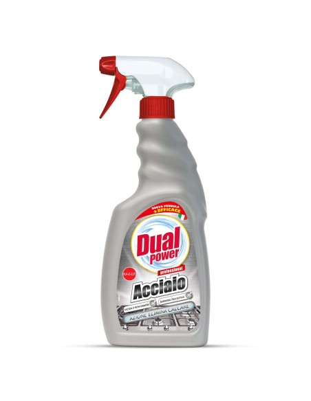 dual power acciaio spray - 500ml - detergente per superfici inox: tuttocasashop.it: pulizia e cura della casa