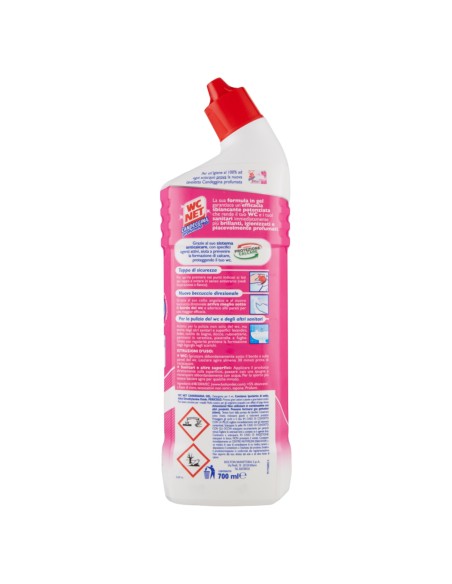 wc net detergente per wc 700ml - candeggina profumata gel: tuttocasashop.it: pulizia e cura della casa