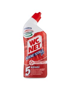 wc net detergente per wc 700ml - igiene totale gel - disinfettante 5 azioni: tuttocasashop.it: pulizia e cura della casa
