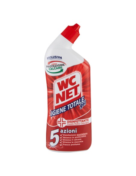 wc net detergente per wc 700ml - igiene totale gel - disinfettante 5 azioni: tuttocasashop.it: pulizia e cura della casa