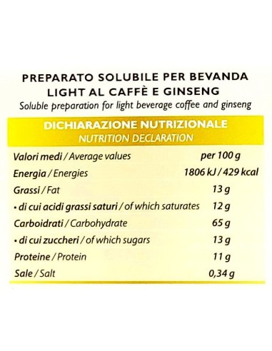 aroma light 30 capsule di gusto ginseng light senza lattosio - per nespresso: tuttocasashop.it: altro - bazar