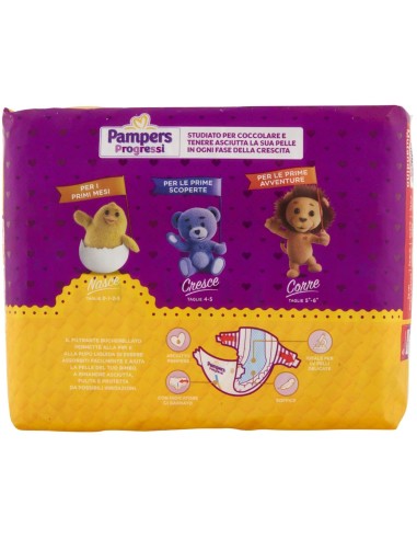 pampers progressi pannolini - taglia 2 mini 3-6kg - 30 pezzi: tuttocasashop.it: igiene e cura della persona