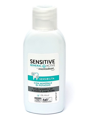 mentadent collutorio igiene orale - mini 50ml - sensitive - formato viaggio: tuttocasashop.it: igiene e cura della persona