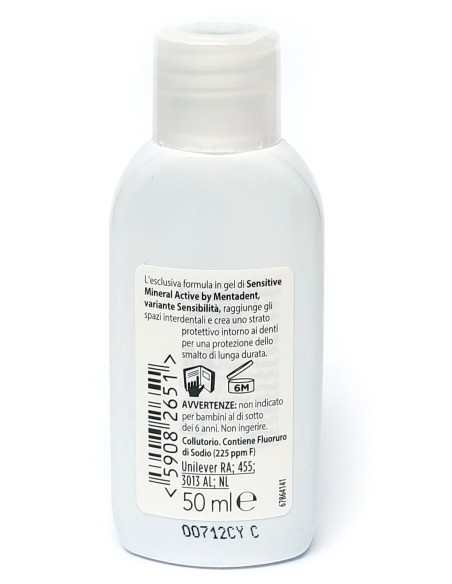 mentadent collutorio igiene orale - mini 50ml - sensitive - formato viaggio: tuttocasashop.it: igiene e cura della persona