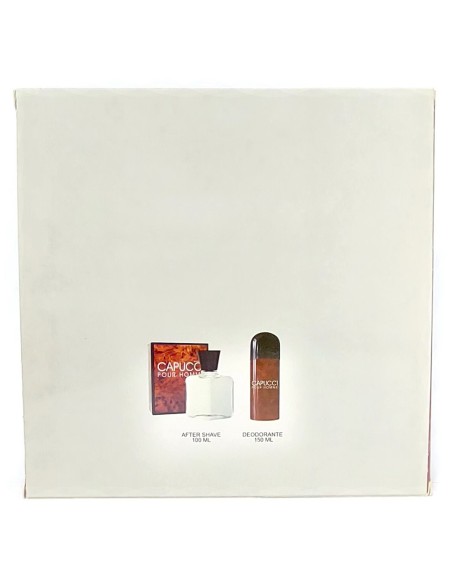 capucci homme confezione regalo: after shave 100ml + deodorante 150ml: tuttocasashop.it: igiene e cura della persona